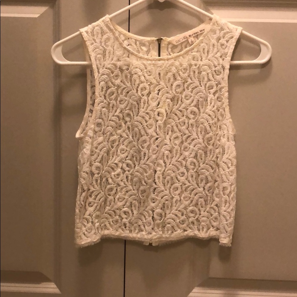 Rachel Roy Lace White Blouse